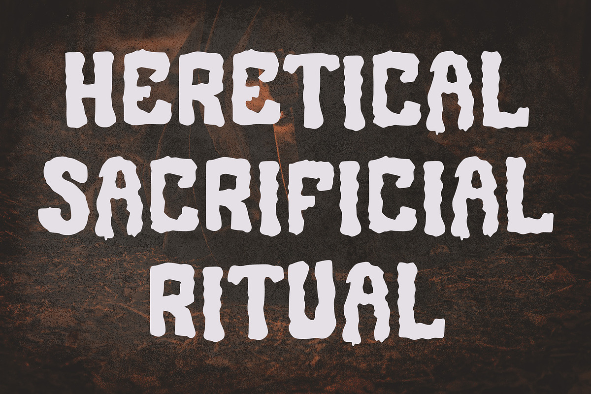 Dark Inside, a Blackletter Font by HATFSTUDIO (Photo 5 of 6)