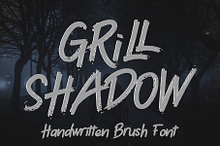 Grill Shadow - Brush Font