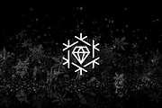Minimalist Snowflake Diamond Logo, a Branding & Logo Template by Luxury Logos (Thumbnail 2 of 4)