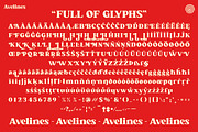 Avelines, a Serif Font by artism_design (Thumbnail 7 of 7)