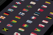 Painter Flags (232 Flags), a Solid Icon by alpercakici (Thumbnail 2 of 6)