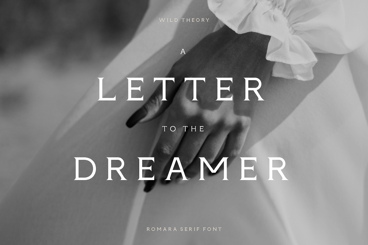 Romara | Elegant & Modern Serif Font, a Font by Wild Theory (Photo 2 of 16)