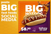 Social Media Fast Foods Template, a Social Media Template by rogeriomarcos (Thumbnail 2 of 5)