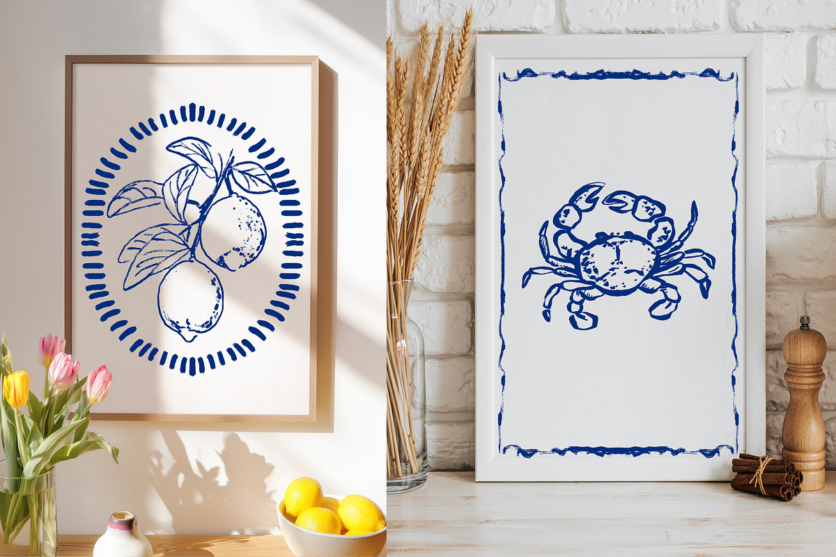 Whimsical Mediterranean Summer, a Decorative Illustration by HabitusDesigns (Photo 11 of 14)