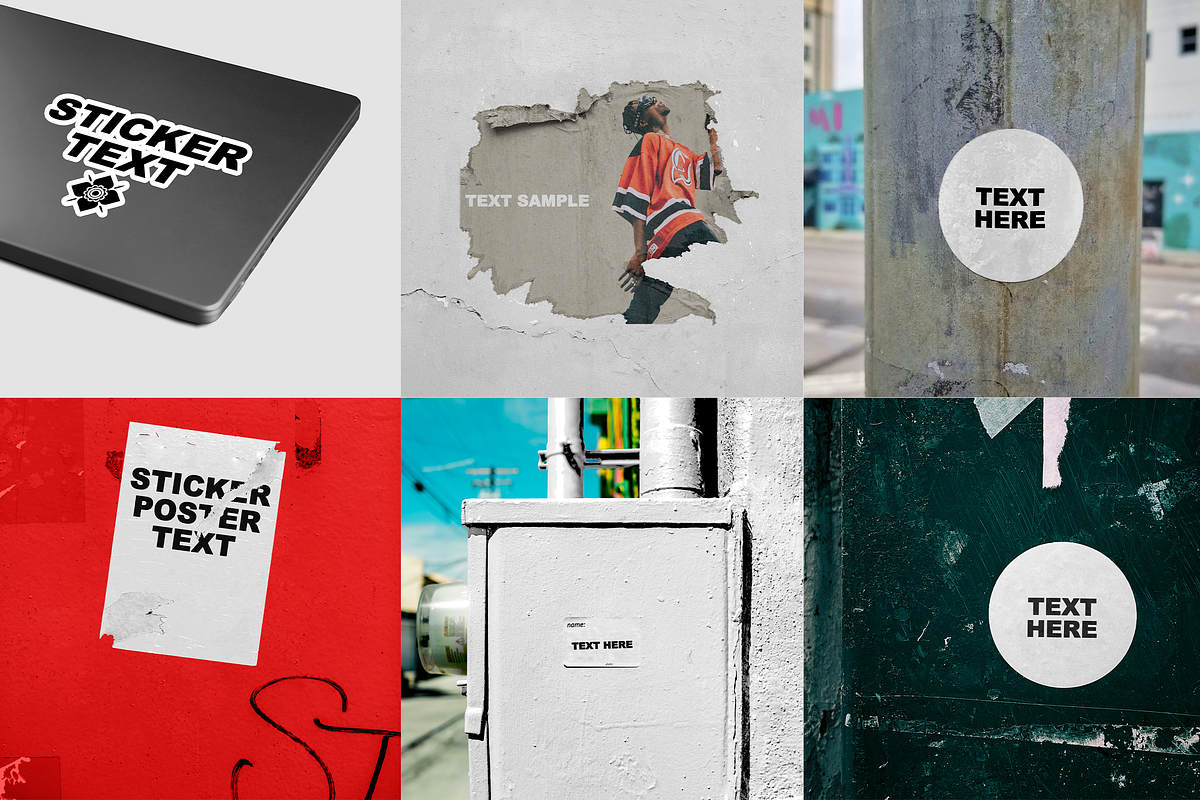 Basic Sticker Mockup Pack, a Household Mockup by Infinity Mockups (Photo 2 of 3)