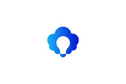 Creative Light Bulb Brain Cloud Logo, a Branding & Logo Template by arhabib (Thumbnail 14 of 17)