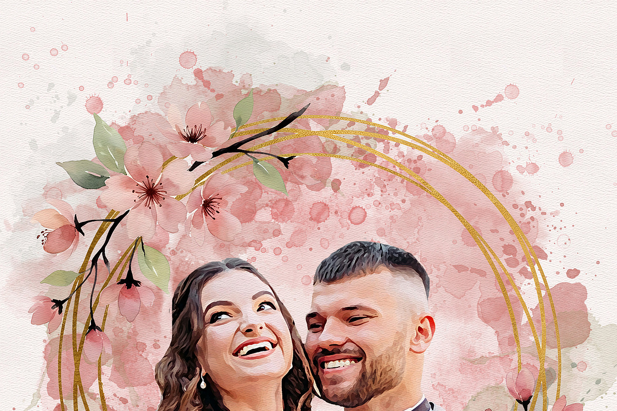 Custom Watercolor Wedding Effect, an Action Add-On by MRI STUDIO (Photo 13 of 19)
