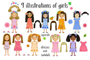Dresses for girls, an Illustration by Ulia Li Lu (Thumbnail 2 of 4)