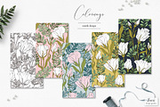 Lisian Floral Pattterns & Motifs, a Pattern Graphic by Zeesi Design Garden (Thumbnail 8 of 11)
