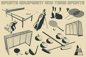 Entertainment and Sports Equipment, a Sport Illustration by Blacklight