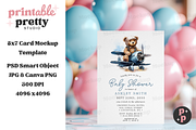 Balloon Card Mockup PSD 5x7, a Product Mockup by Printable Pretty Studio (Thumbnail 4 of 7)