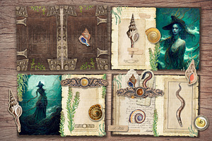 Sea Witch Scrapbook Kit