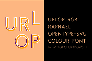 URLOP RGB Raphael Color Font