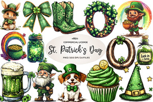 St. Patrick's Day Sublimation Clipar, an Illustration by CreationArt