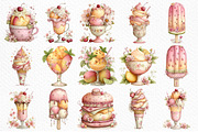 Summer Treats Ice Cream Clipart, an Illustration by Craft Nest (Thumbnail 3 of 12)