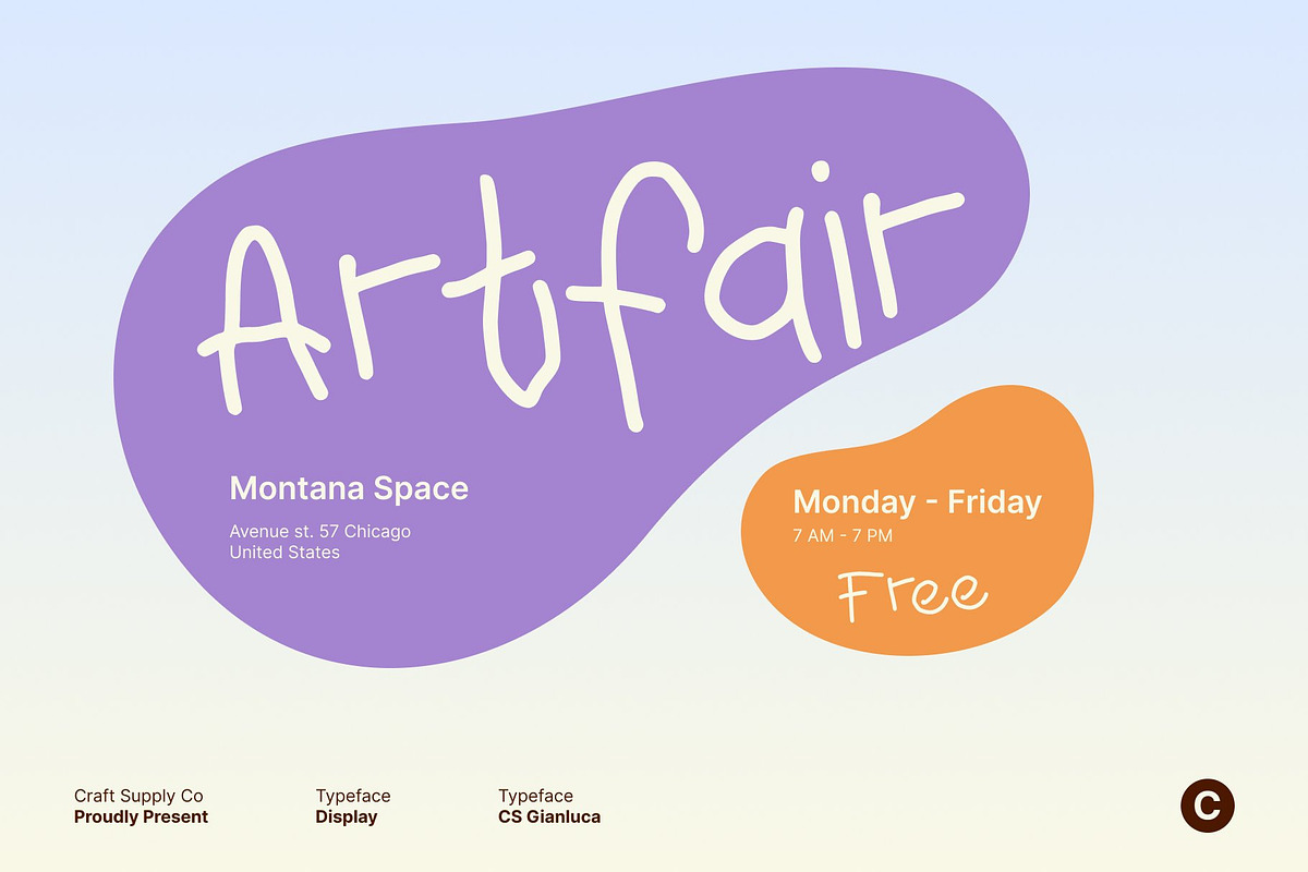 CS Gianluca – Messy Handwritten Font, a Handwritten Font by Craft Supply Co. (Photo 3 of 8)