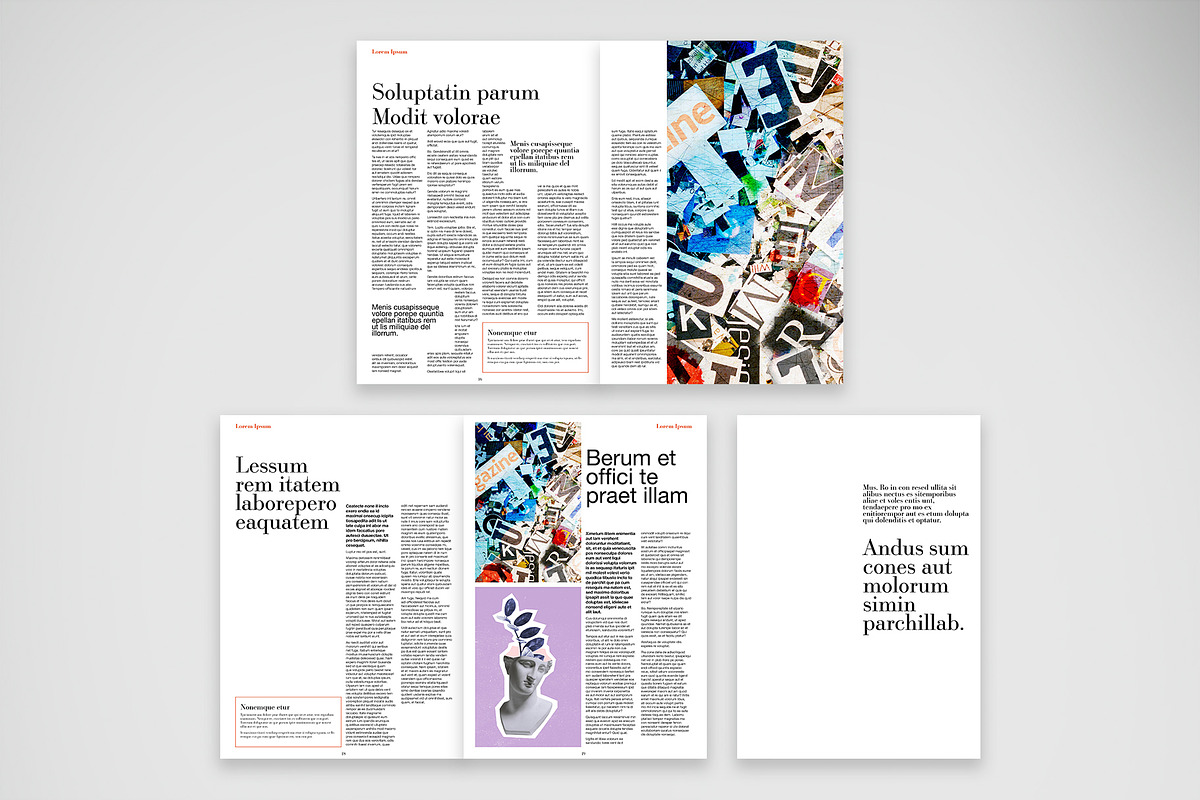 Creative Magazine Template preview 4