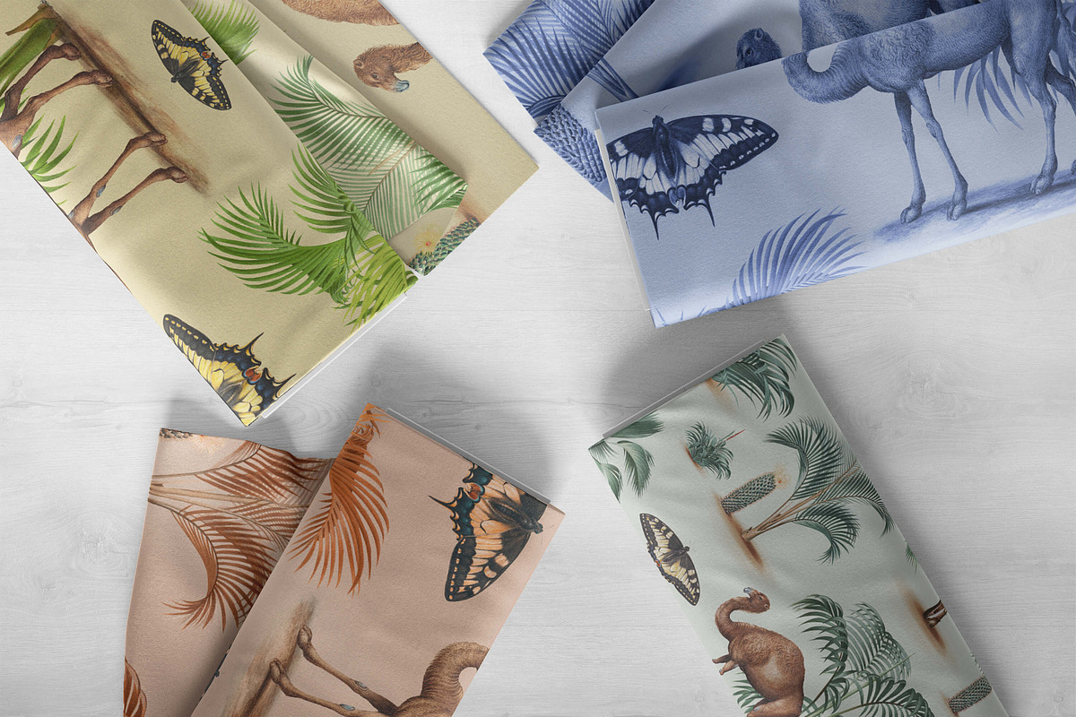 Saharan Oasis Seamless Pattern, a Pattern Graphic by PrintyleStudio