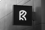 Logo Mockup Black Wall Sign, a Product Mockup by Asylab (Thumbnail 2 of 5)