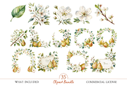Autumn Pear Clipart PNG, an Object Illustration by MockupWizard (Thumbnail 3 of 5)