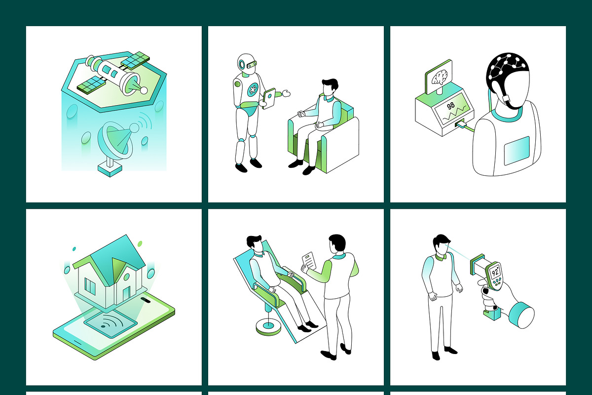 200 Future Tech and Innovation, a Technology Illustration by Prosymbols (Photo 15 of 16)