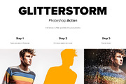 Glitterstorm Photoshop Action, an Action Add-On by Sevenstyles (Thumbnail 2 of 23)