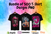 Bundle of 500 T-Shirt Designs PNG, a Graphic by ExpressTeesArt (Thumbnail 1 of 2)