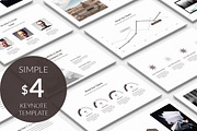 Simple Design Keynote Template, a Presentation Template by PreFactory (Thumbnail 1 of 5)