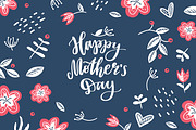 Happy Mother's Day cards & patterns, a Texture Illustration by redcollegiya design (Thumbnail 6 of 8)