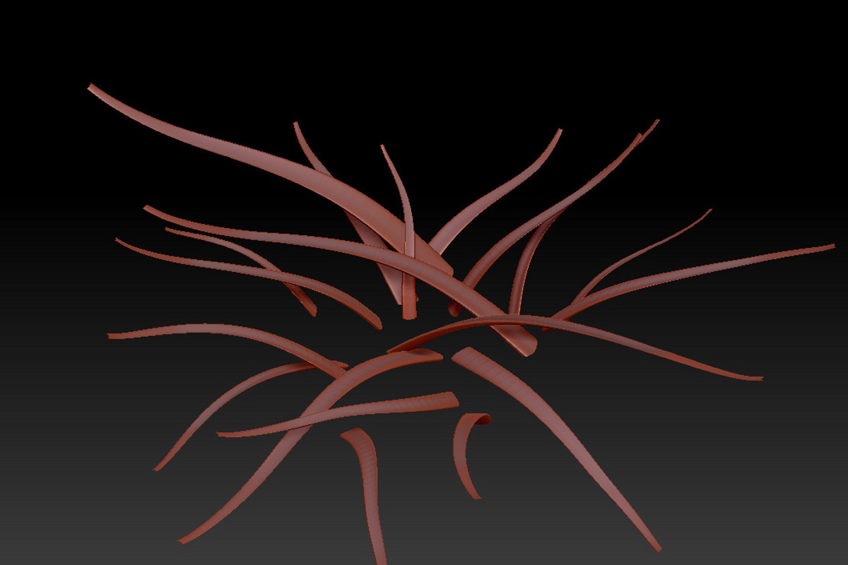 Zbrush - Grass, Mud, Puddles, an Environmental 3D Model by PurePolygons (Photo 3 of 3)
