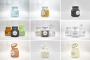 Clear 1Liter Mason Clip Jar Mockup, a Cups & Container Mockup by INCDesign (Thumbnail 8 of 9)