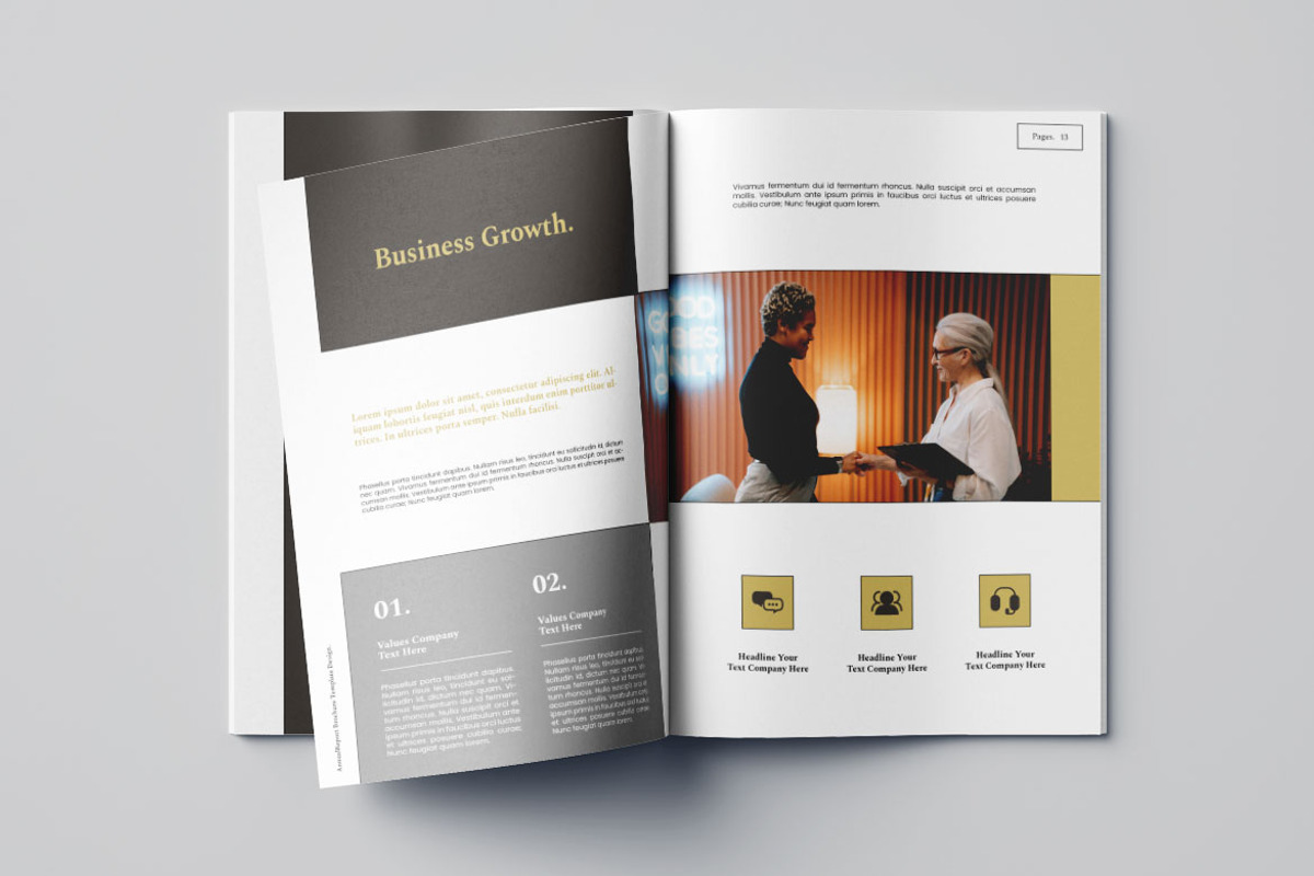 Annual Report Vol.60, a Brochure Template by Bewalrus Studio (Photo 9 of 11)