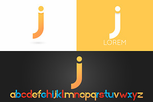 Letter J logo vector icon