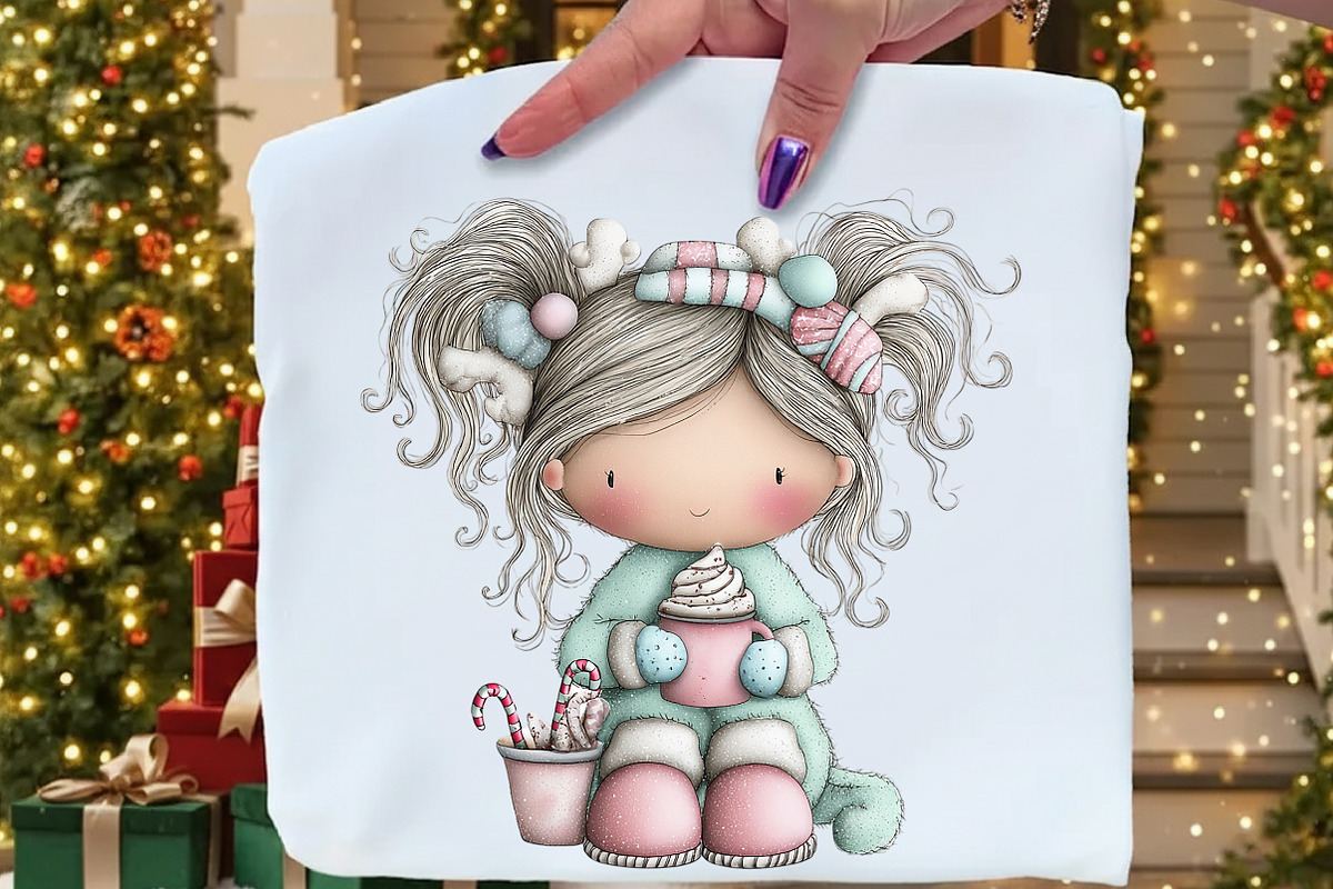 Cute Mrs Claus Clipart, an Illustration by Craft Nest (Photo 3 of 9)