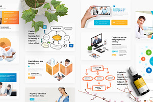 Monthly Goals Pitch Deck Powerpoint