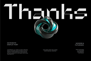Microbots - Futuristic Font, a Sans Serif Font by limitype (Thumbnail 10 of 10)