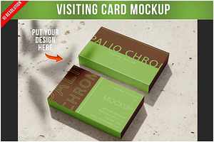 Visiting Card Mockup PSD, an Advertising Mockup by Bruno's Shop