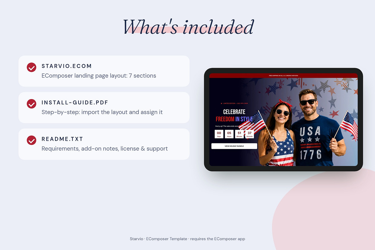 Starvio - Shopify EComposer Template, a Shopify Template by Boost Convert (Photo 3 of 11)