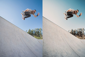 25 Skateboard Lightroom Presets LUTs