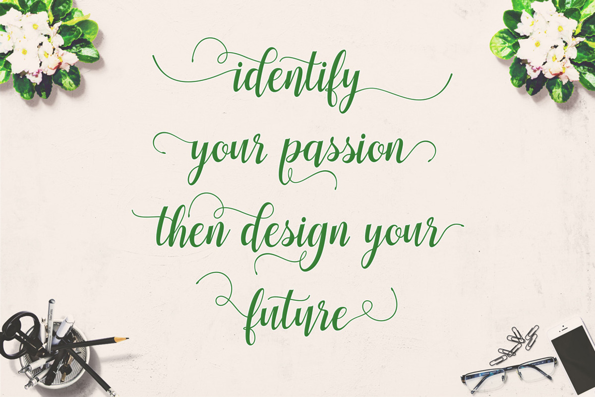 Hellifa Script, a Script Font by Barland Design (Photo 2 of 7)