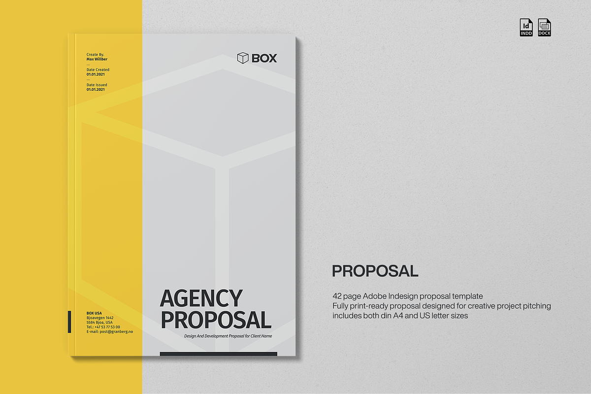 Proposal, a Stationery Template by Mastergfx (Photo 1 of 12)