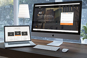 Axit - Axure Adaptive Views Template, a Landing Page Template by Axure Themes (Thumbnail 2 of 6)