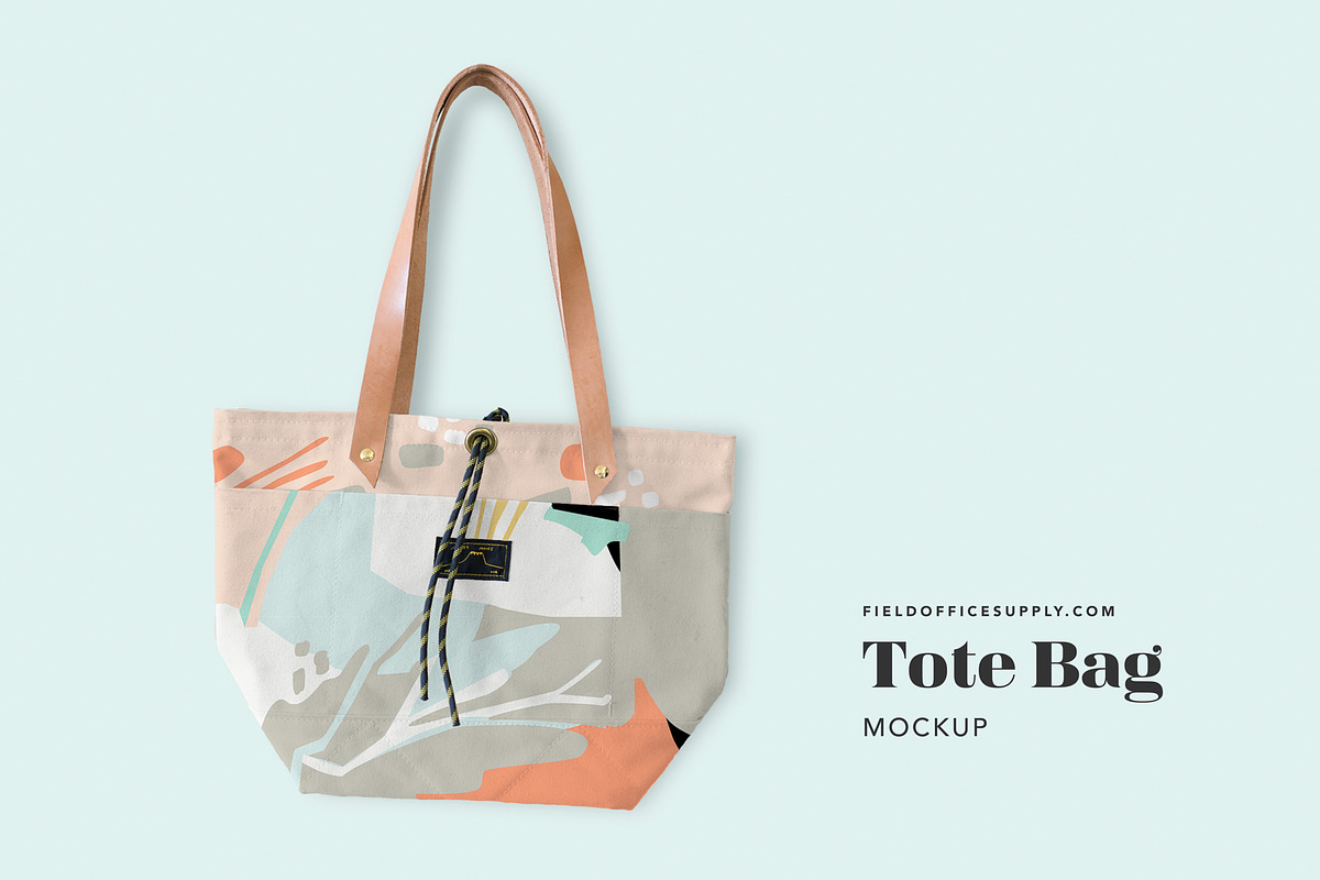 Canvas Tote Bag Mockup, a Books & Magazine Mockup by Field Office (Photo 1 of 4)