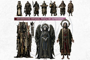 Gothic Horror Ecclesial Characters, a Person Illustration by ThatsDesignArt (Thumbnail 6 of 13)