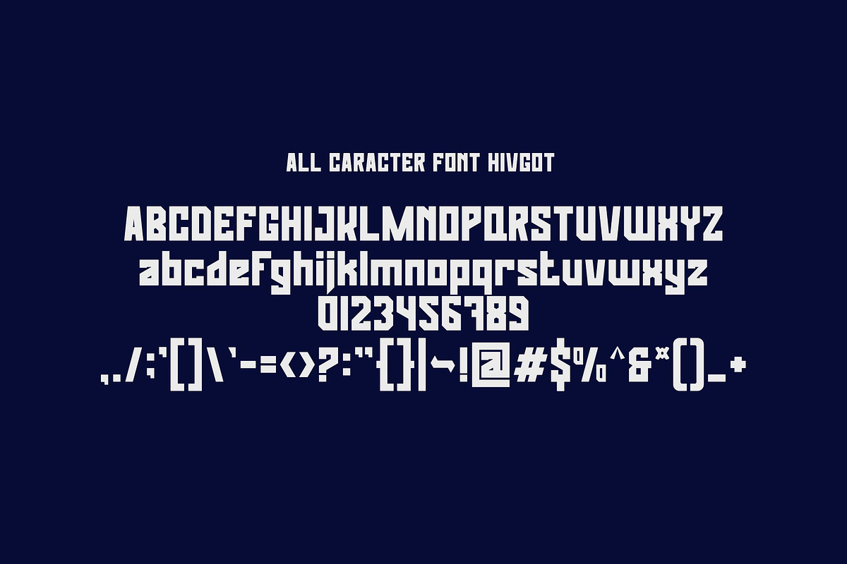 Hifgot, a Font by riotama85 (Photo 2 of 6)