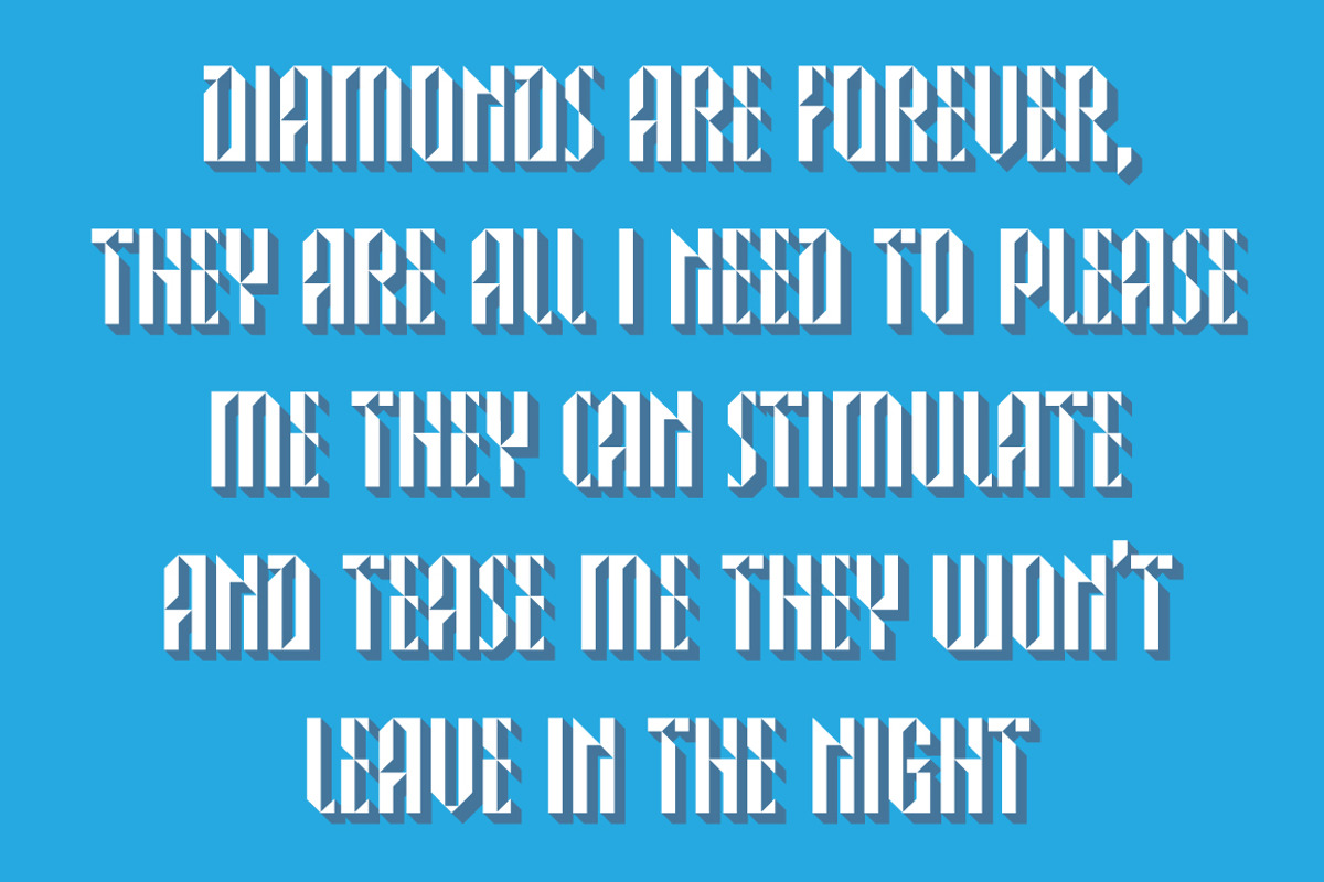 North Star sans serif typeface preview 3