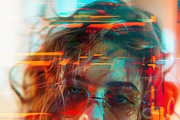 90 Glitch faces, a Person Illustration by Handmadefont (Thumbnail 71 of 94)