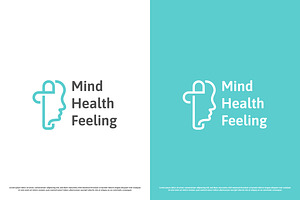 Mind Health Clinic Logo Design Icon, a Branding & Logo Template by Morvana Crew