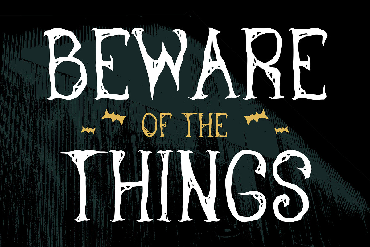 Littox Horror Display Font, a Handwritten Font by Maulana Creative (Photo 4 of 7)