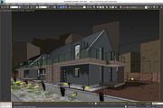 Vray Night Pro Setup Scene - House, an Architecture 3D Model by VisualCG (Thumbnail 7 of 8)
